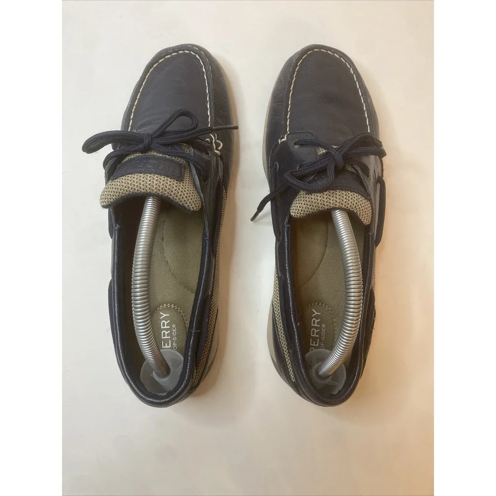 Sperry Top-Sider Women's Size‎ 11 (STS83961) VERY GOOD Navy Blue Boat Shoe